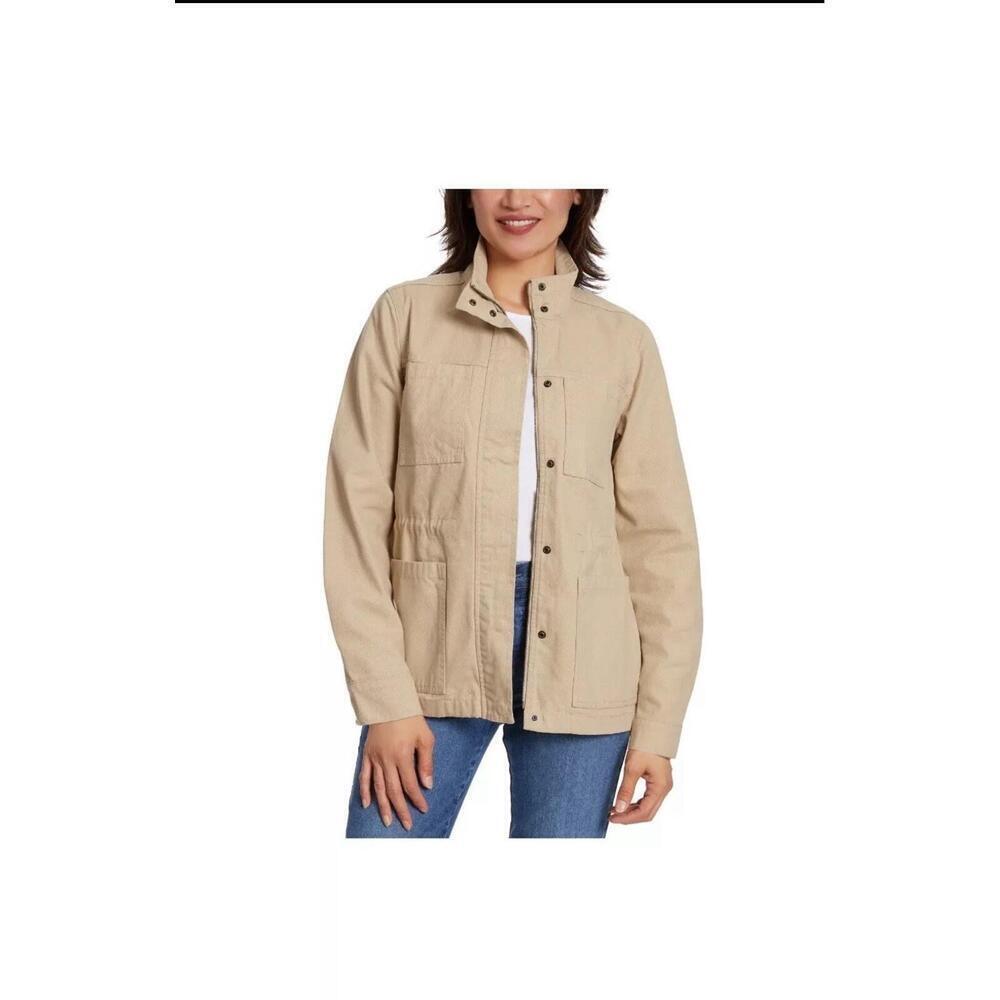 Vintage X America Ladies' Anorak Jacket NWT/Sz. Small/ Tan. J-5